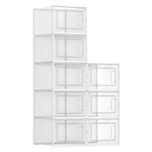 SONGMICS Pinottavat kenkälaatikot, 8 kpl