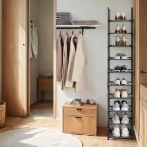 SONGMICS kenkähylly, 10 tasoa, kenkäteline