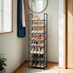 SONGMICS 8-tier shoe rack, shoe storage, shoe cabinet