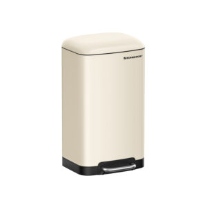 SONGMICS pedalspand med indvendig spand, cremehvid