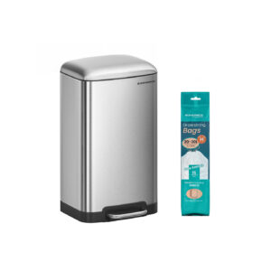 SONGMICS 30 L stainless steel trash can