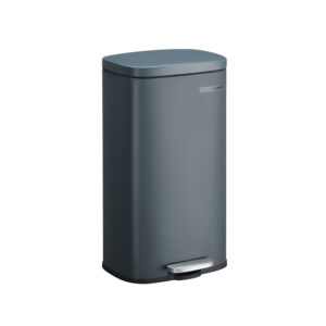 SONGMICS 30 L trash can, smoke gray