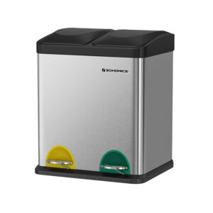 SONGMICS affaldssorteringsbeholder 30 liter (2 x 15 l)