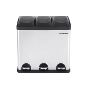 SONGMICS affaldssorteringsbeholder 54 liter (3 x 18 L)