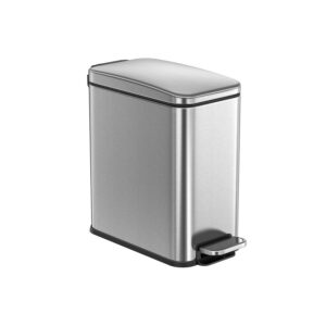 SONGMICS 5-liter cosmetic bin with silver lid
