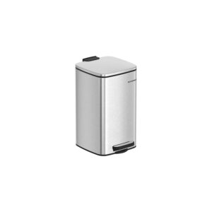 SONGMICS 8-liter cosmetic bin, metallic silver