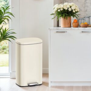 SONGMICS Kitchen Trash Can, 30 Liters, Waste Bin