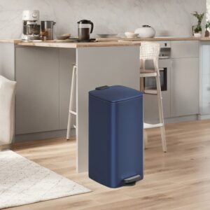 SONGMICS affaldsspand til k?kkenet, 30 liters affaldsspand, pedalspand