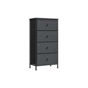 SONGMICS byrå med 4 tyglådor