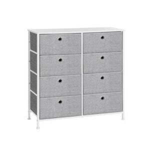 SONGMICS förvaringsskåp med 8 tyglådor