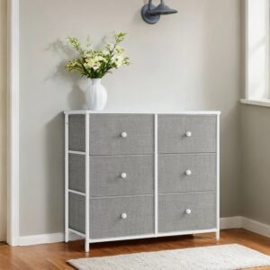 SONGMICS chest of drawers, cabinet, 6 fabric drawers