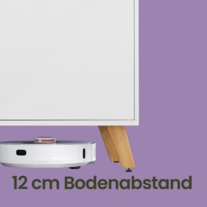 VASAGLE TV-skåp, TV-bord med 2 dörrar, 140 cm långt