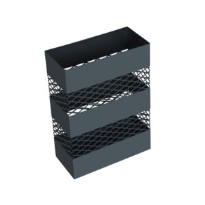 SONGMICS paraplystativ med 4 kroge, antracit