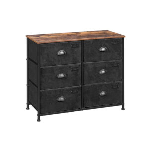 SONGMICS chest of drawers, vintage brown-black