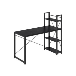 VASAGLE-tietokonepöytä hyllyillä oikealla tai vasemmalla puolella