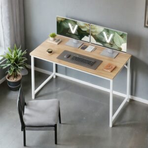 VASAGLE-kirjoituspöytä, pieni tietokonepöytä, toimistopöytä