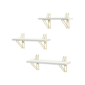 SONGMICS vägghyllor, 3-pack