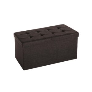 SONGMICS istuinkirstu 80 L suklaanruskea