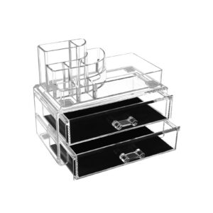 SONGMICS Makeup Organizer lille transparent