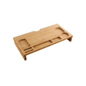 SONGMICS Bamboo Monitor Stand