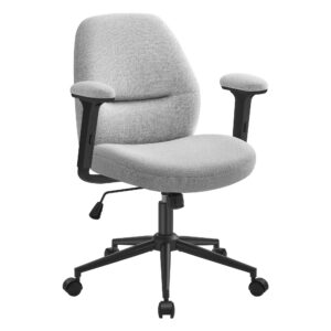 SONGMICS HOME -työtuoli säädettävillä käsinojilla, kyyhkynharmaa