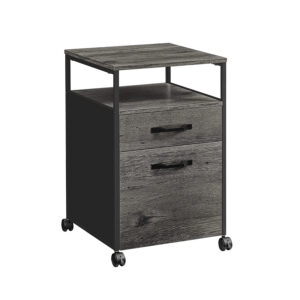 VASAGLE rullavaunu 2 laatikolla