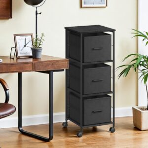 VASAGLE filing cabinet with 2 drawers, printer stand, for A4-