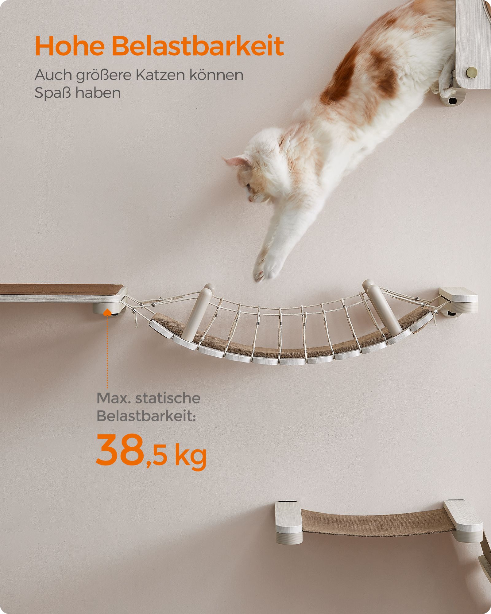 Clickat Clickat Collection - No. 003 Wall-mounted cat bridge - Image 5