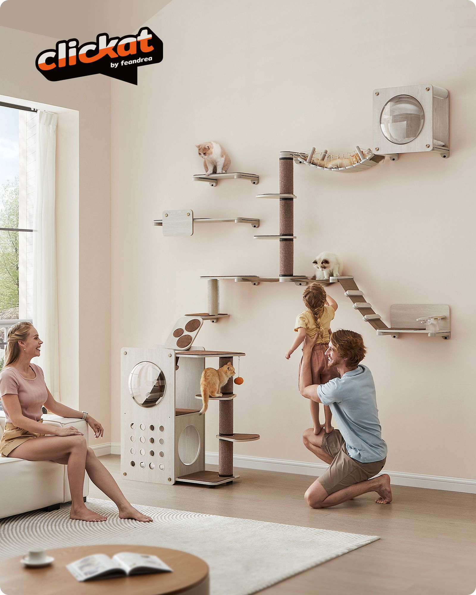 Clickat Clickat Collection - No. 007 Wall-mounted cat board - Image 8