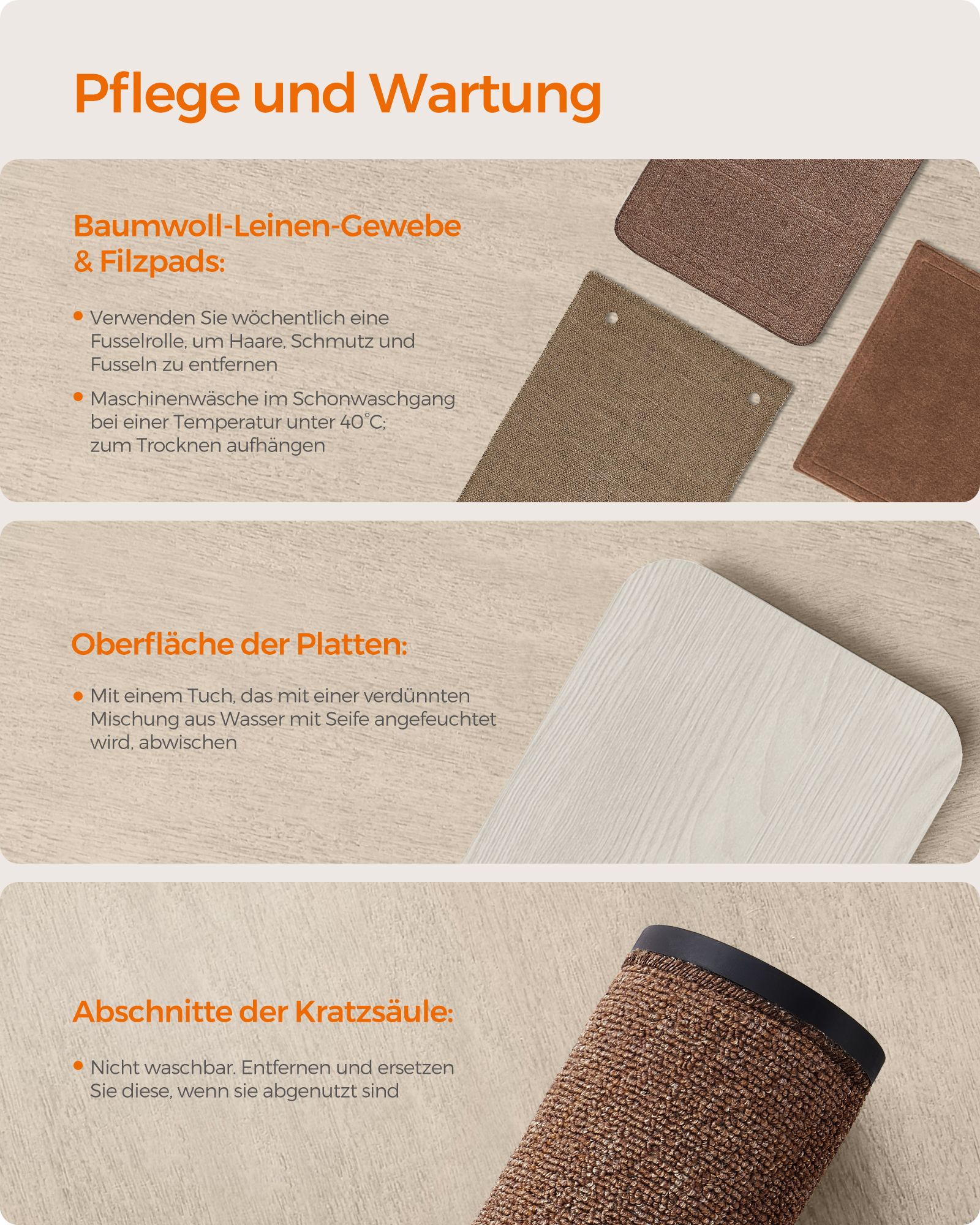 Clickat Oasis – kattmöbler klättervägg 5-pack - Bild 10