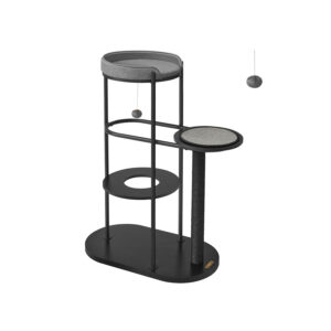 Feandrea Kratzbaum 111 cm h?j med sisalstamme klassisk sort