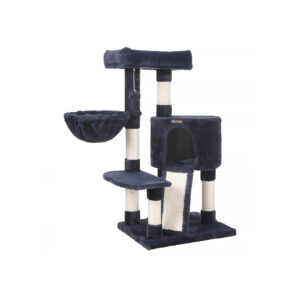 Feandrea kissapuu pehmeällä pehmolelulla 104 cm sininen