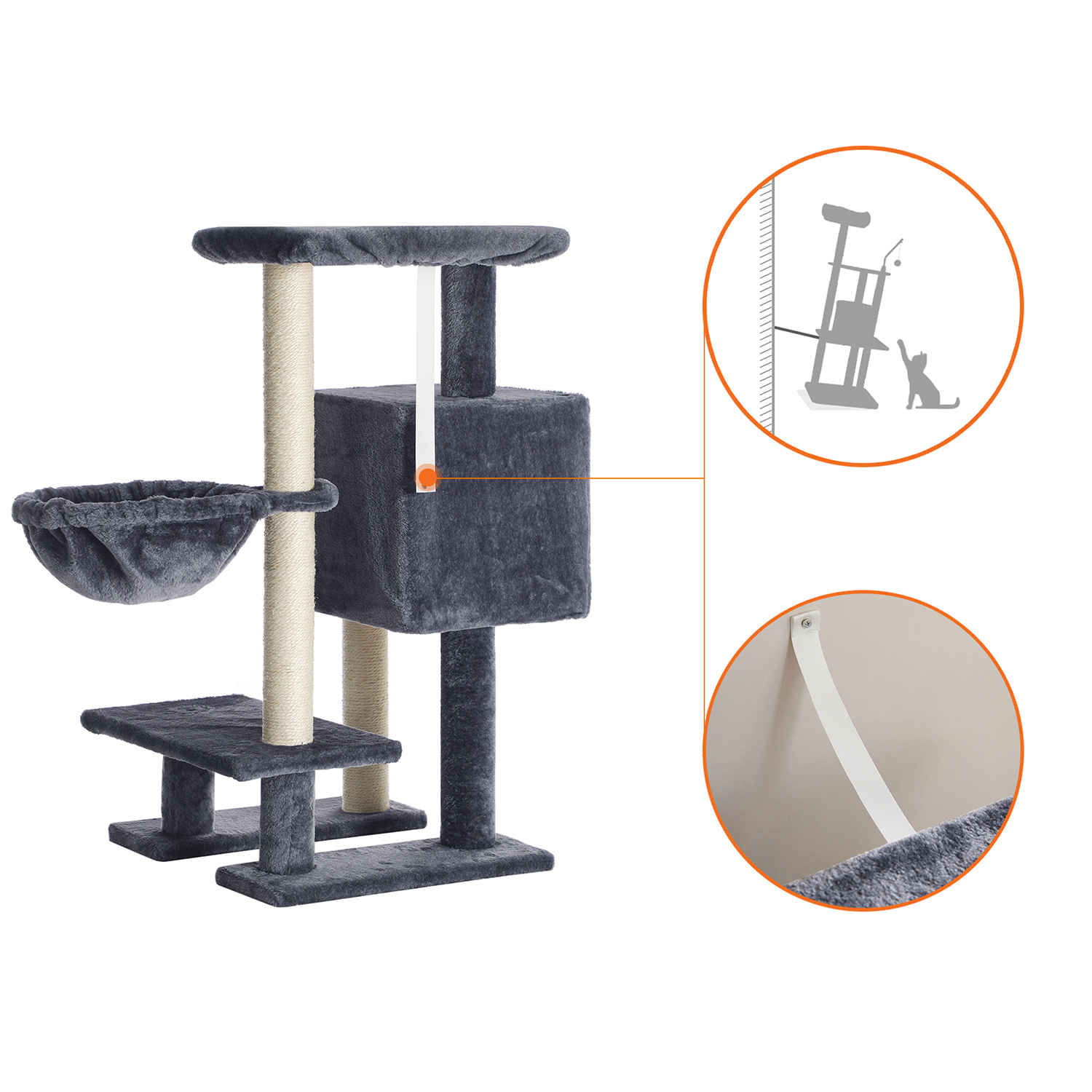 Feandrea kradsetr? 84 cm med liggeplads - Billede 10