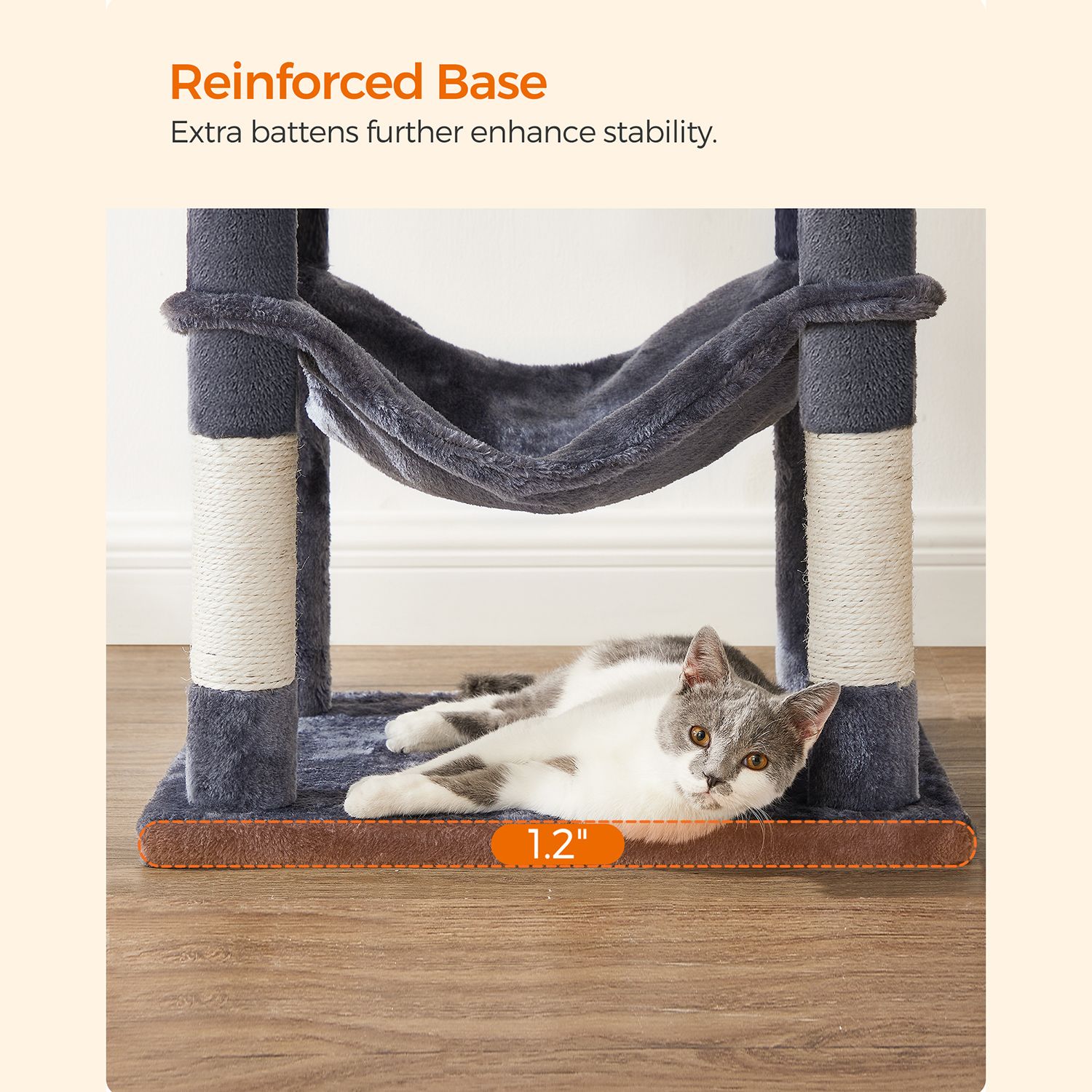 Feandrea kradsetr? 143 cm med h?ngek?je - Billede 10