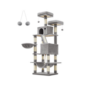 Feandrea Cat Tree 168 cm with 2 Caves