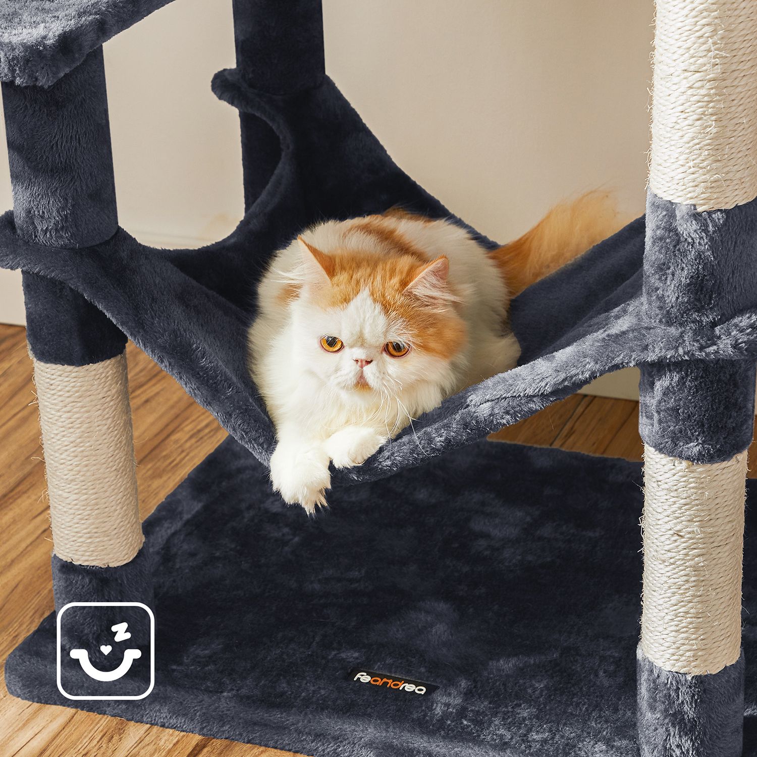 Feandrea 191 cm scratching post with caves - Image 6