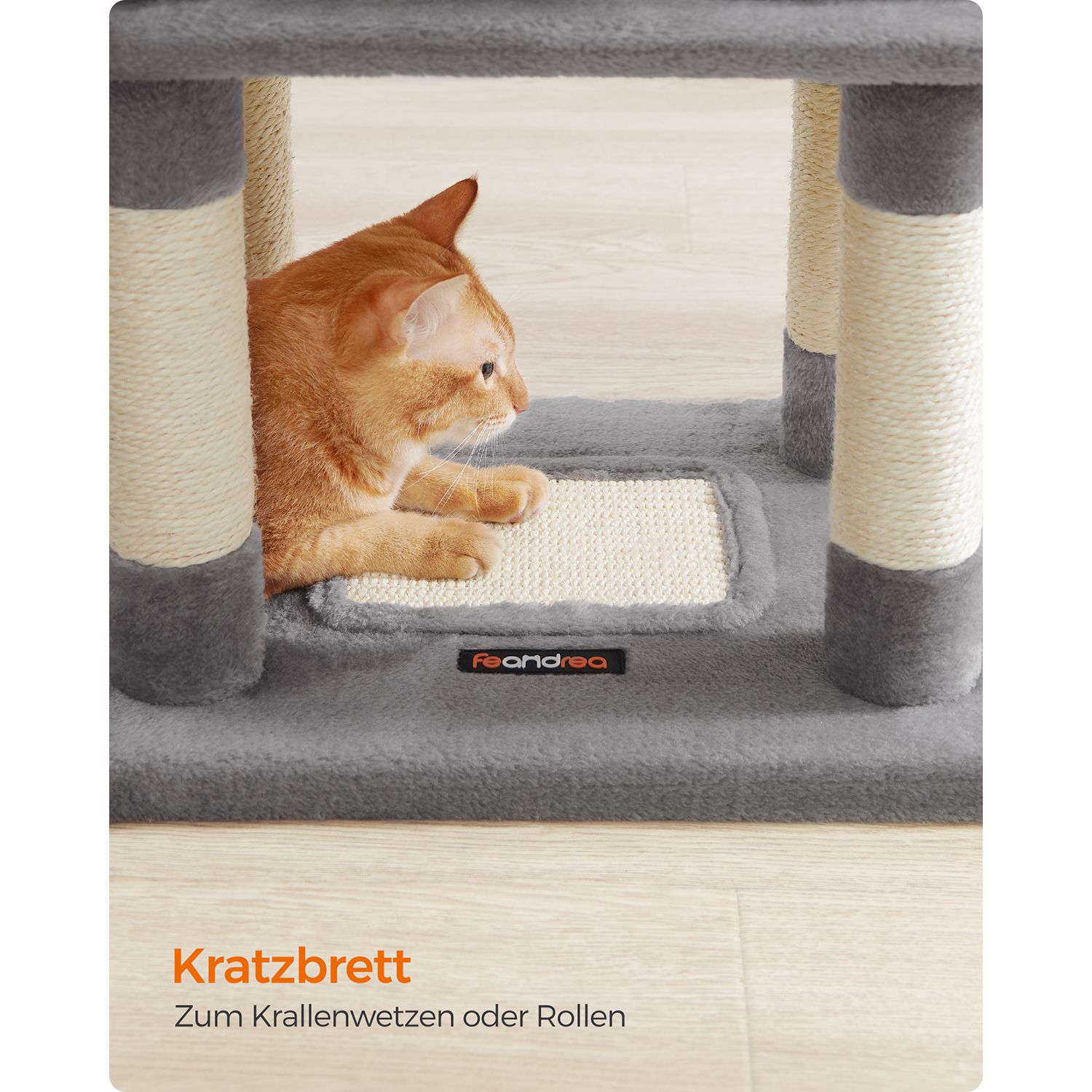 Feandrea kradsetr? 110 cm med platforme og hule lysegr? - Billede 3