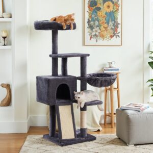 Feandrea kradsetr?, 135 cm Kattetr? med vaskbar, aftagelig siddepind