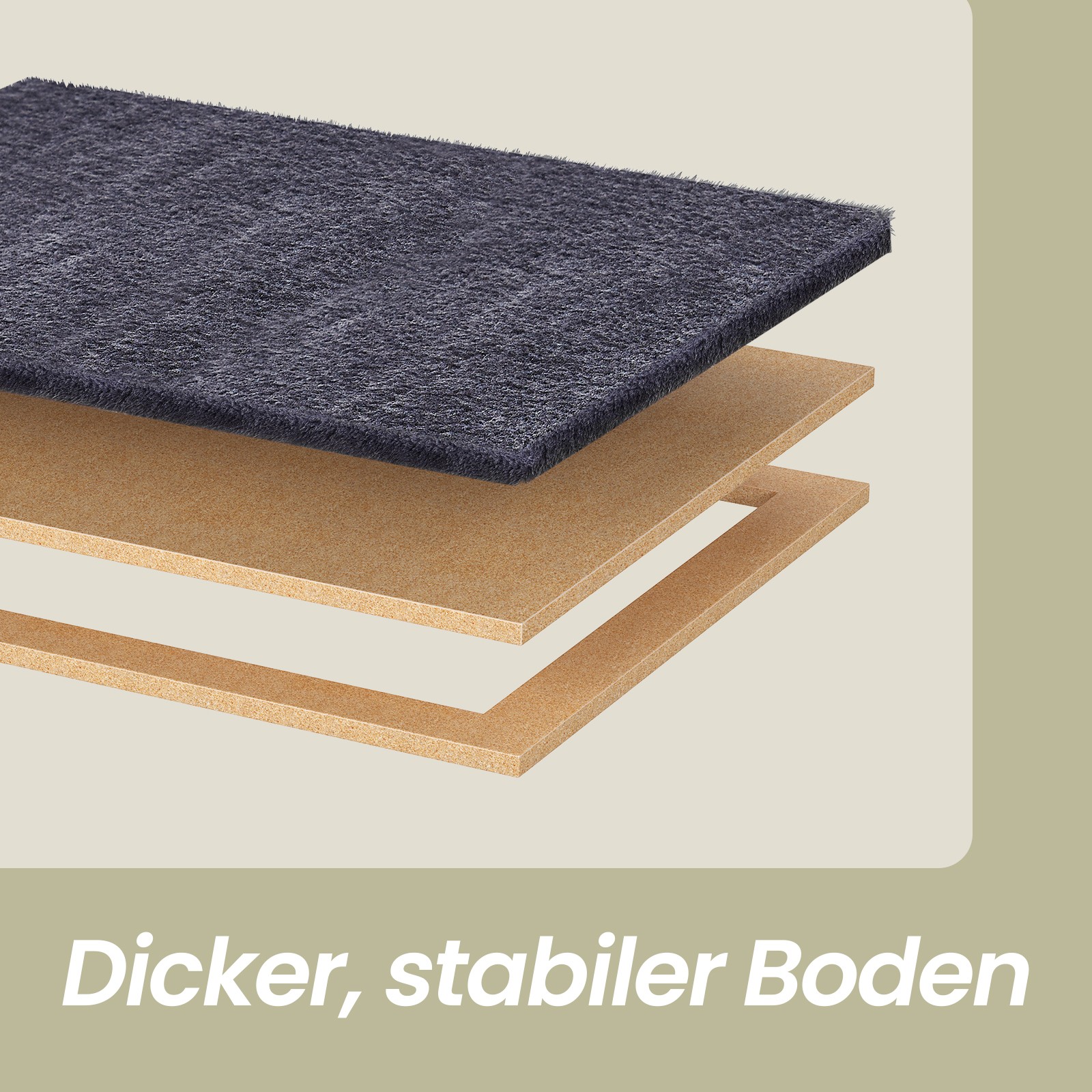 Feandrea kradsetr?, 135 cm Kattetr? med vaskbar, aftagelig siddepind - Billede 4