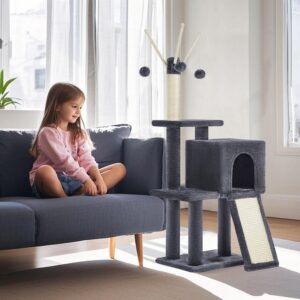 Feandrea kradsetr?, katteklatrestativ med flere niveauer, kradsetr? med kattehule
