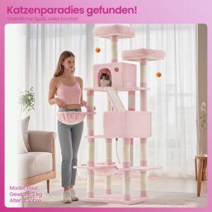 Feandrea Kratzbaum 206 cm h?j, katteklatrestativ, med 13 klatres?jler