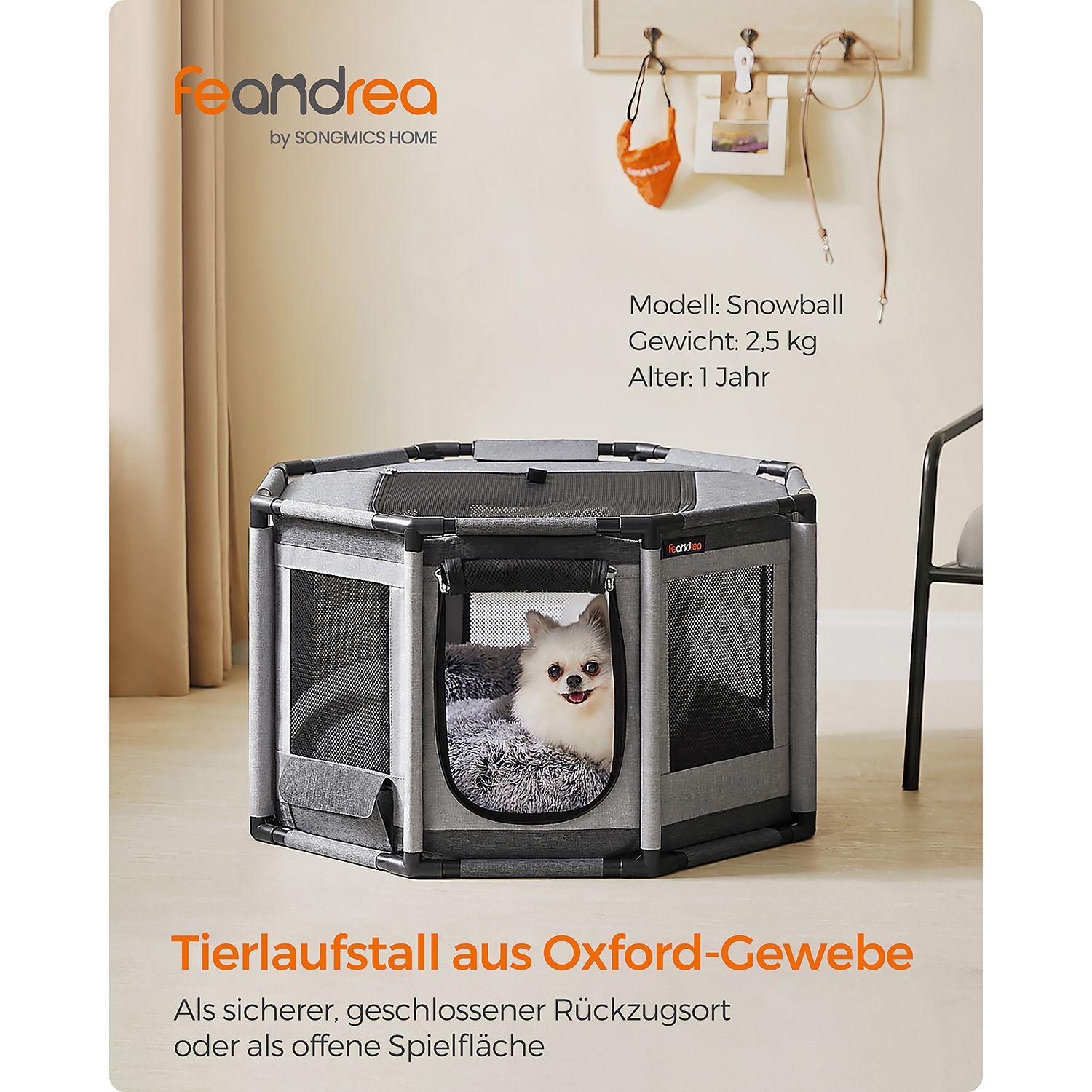 Feandrea kahdeksankulmainen pentuaita - Image 2