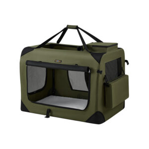 Feandrea koirankoppa XXL Oxford-kankaasta, kahvoilla, metsänvihreä