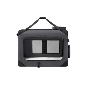 Feandrea hundeboks, foldbar, metalramme med h?ndtag, gr?