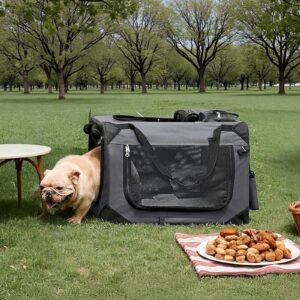 Feandrea foldbar hundeboks, transportboks til hunde, hundetaske