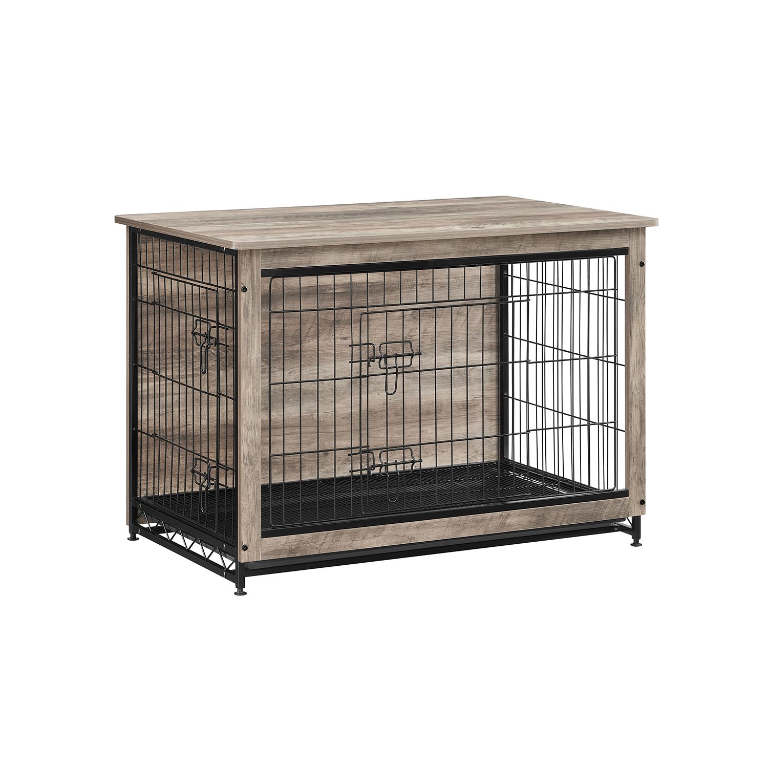 Feandrea dog cage with removable tray