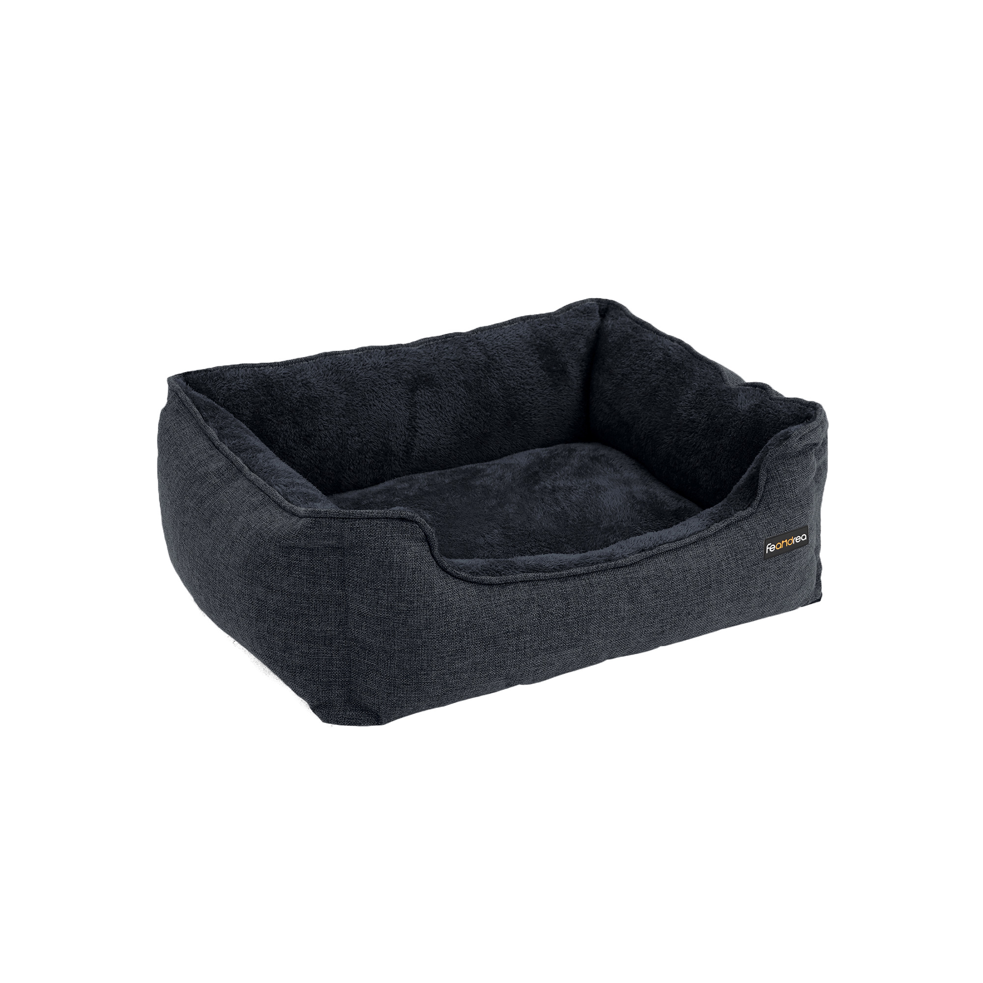 Feandrea dog bed with removable cover, dark gray