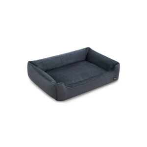 Feandrea hundbädd med upphöjda kanter 120 x 90 x 30 cm mörkgrå