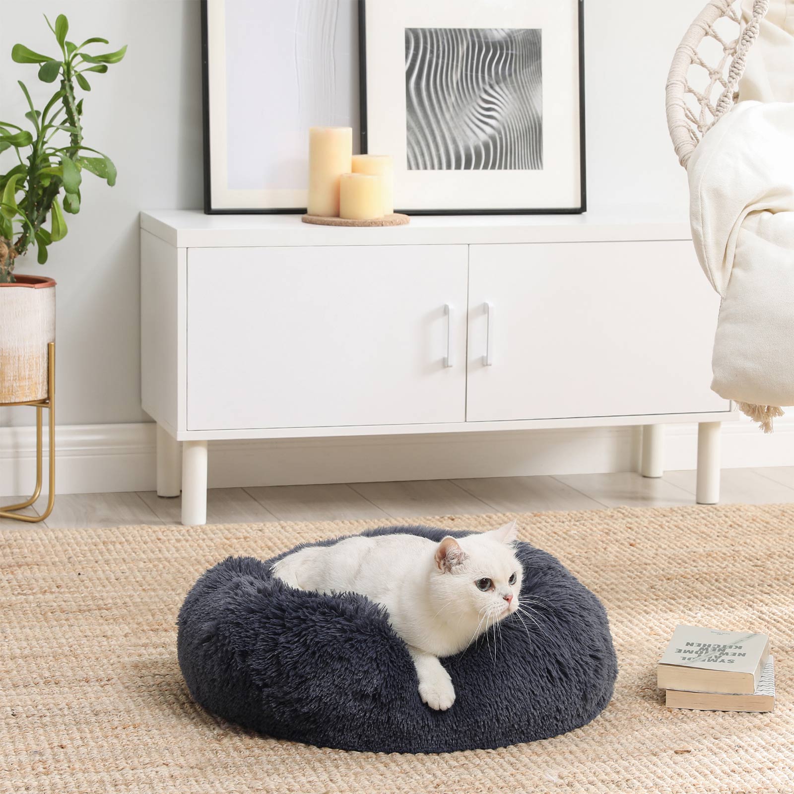Feandrea Dog Bed Dark Gray - Image 3