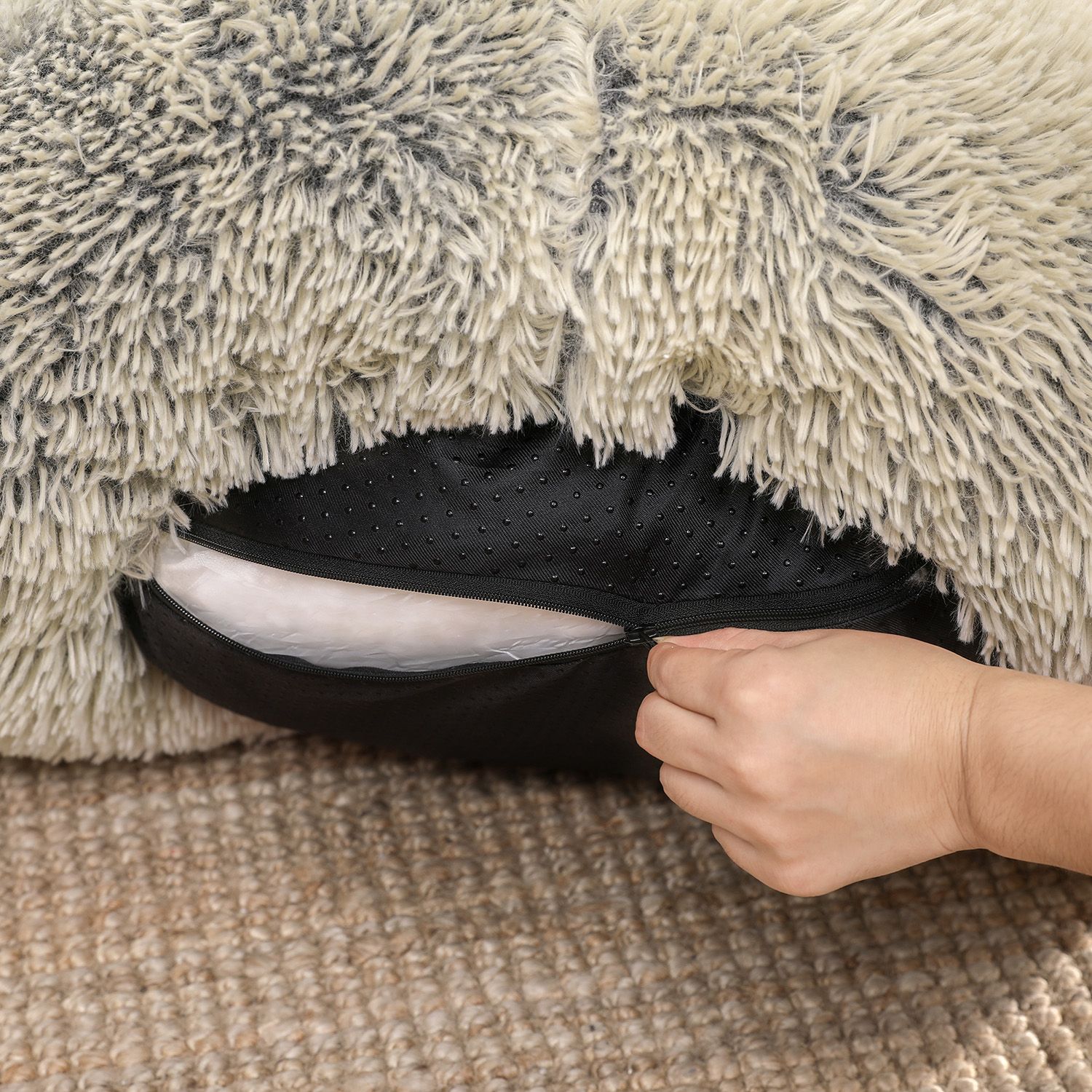 Feandrea Dog Bed Ø 50 cm Softly Padded - Image 7
